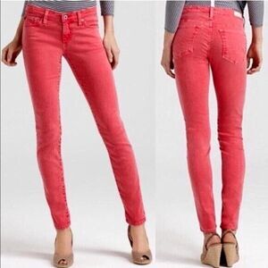 AG Adriano Goldschmied Stevie Ankle Slim Jeans Women's 28R Straight Ankle USA